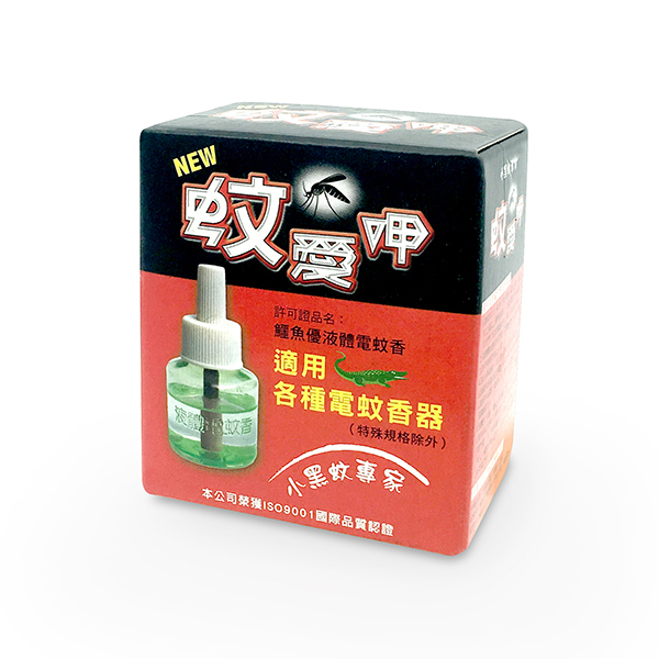 蚊愛呷鱷魚優液體電蚊香30ml